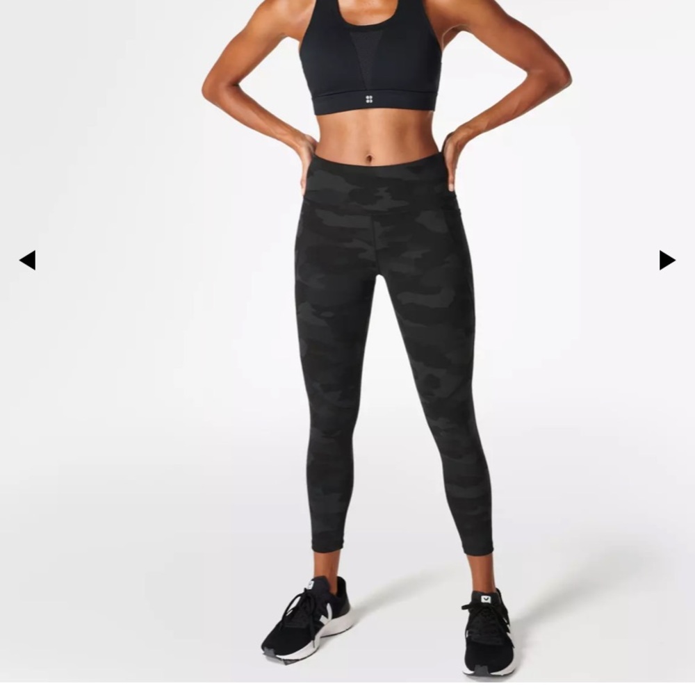 Sweaty Betty All Day Legging in Black Carve Print